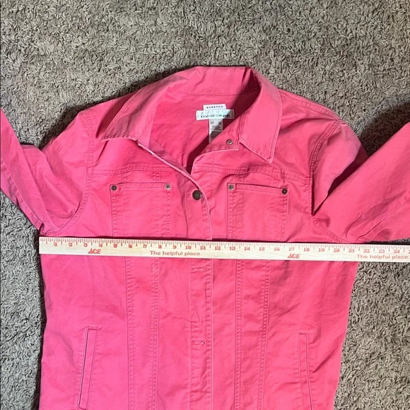 Jones New York Women’s Vibrant Pink Jacket Size XL - Picture 12 of 15